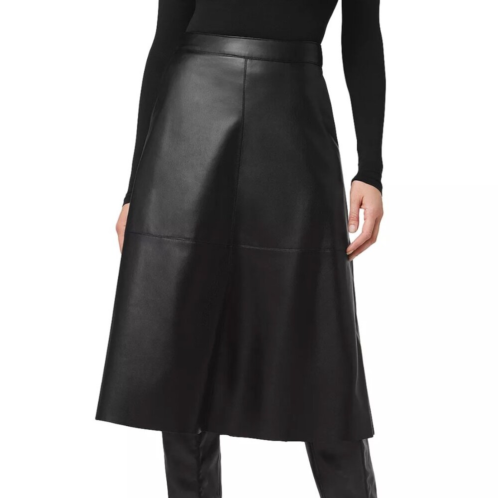 Joe's Jeans The Lori Faux Leather Midi Skirt (Size 4)